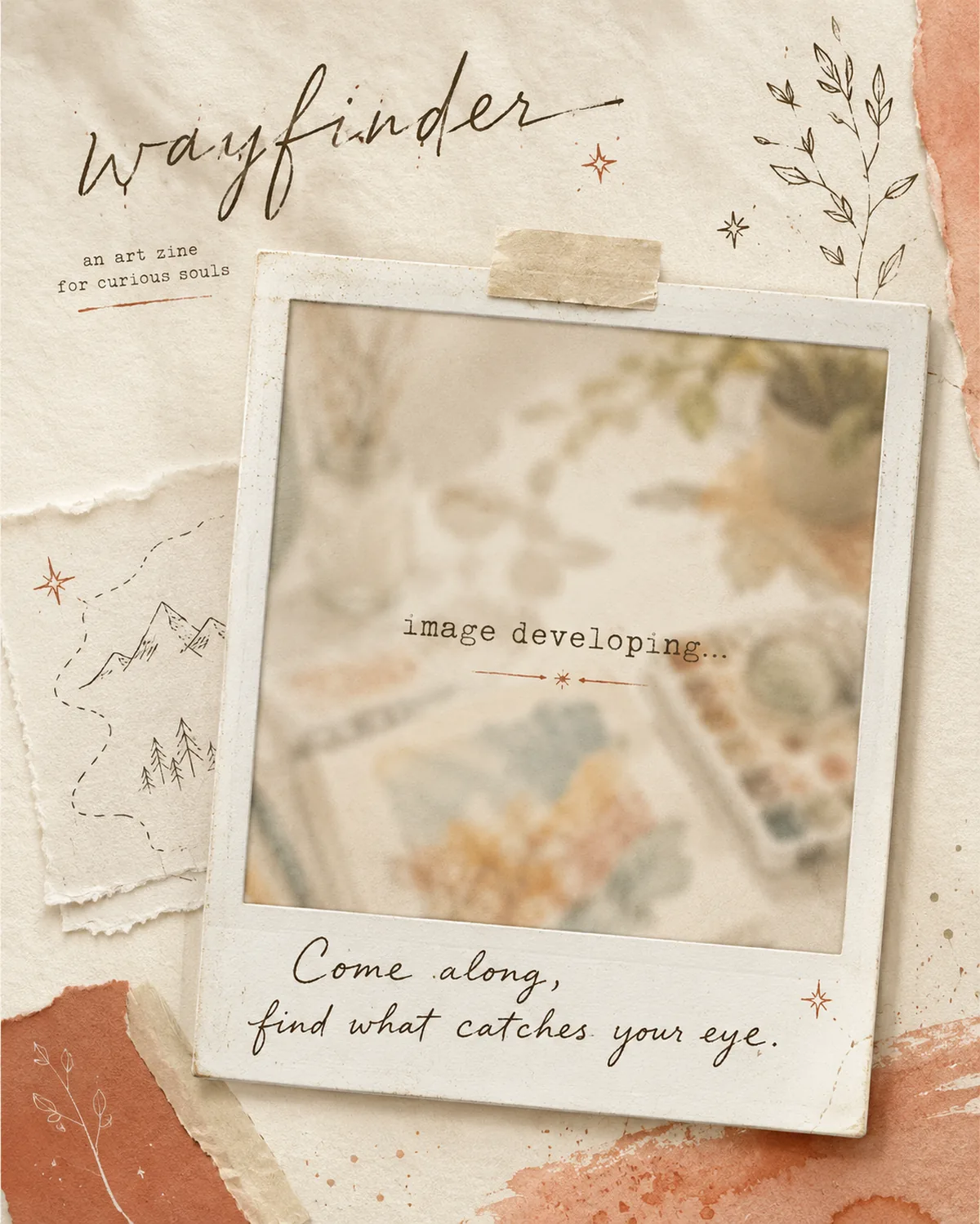 Wayfinder — a handmade monthly art zine, mailed to your door